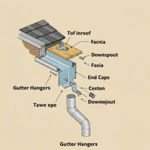 rain gutter repair and cleaning