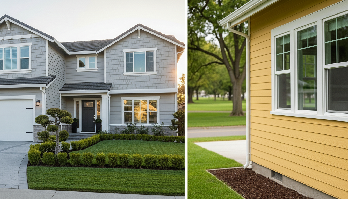 Vinyl fiber cement and wood siding options for New Jersey homes