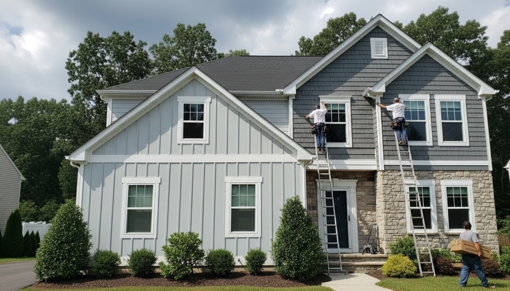 Loose Siding Repair