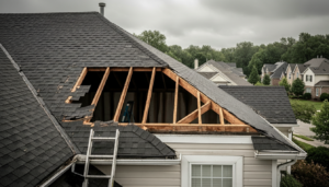 Wind Damaged Roof Repair