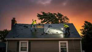 Wind Damaged Roof Repair