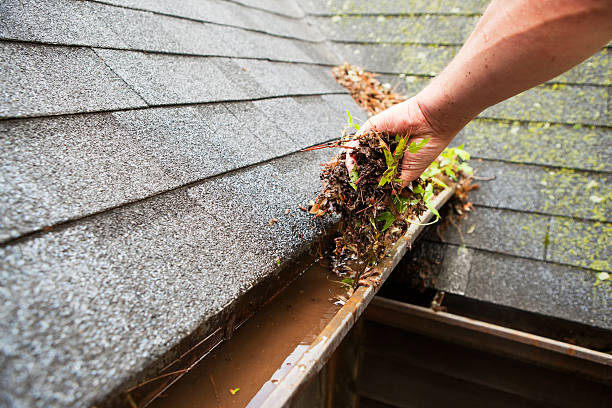 rain gutter repair and cleaning