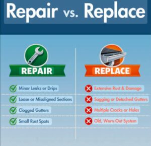 Downspout repair