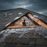 emergency roof leak repair for a residential home